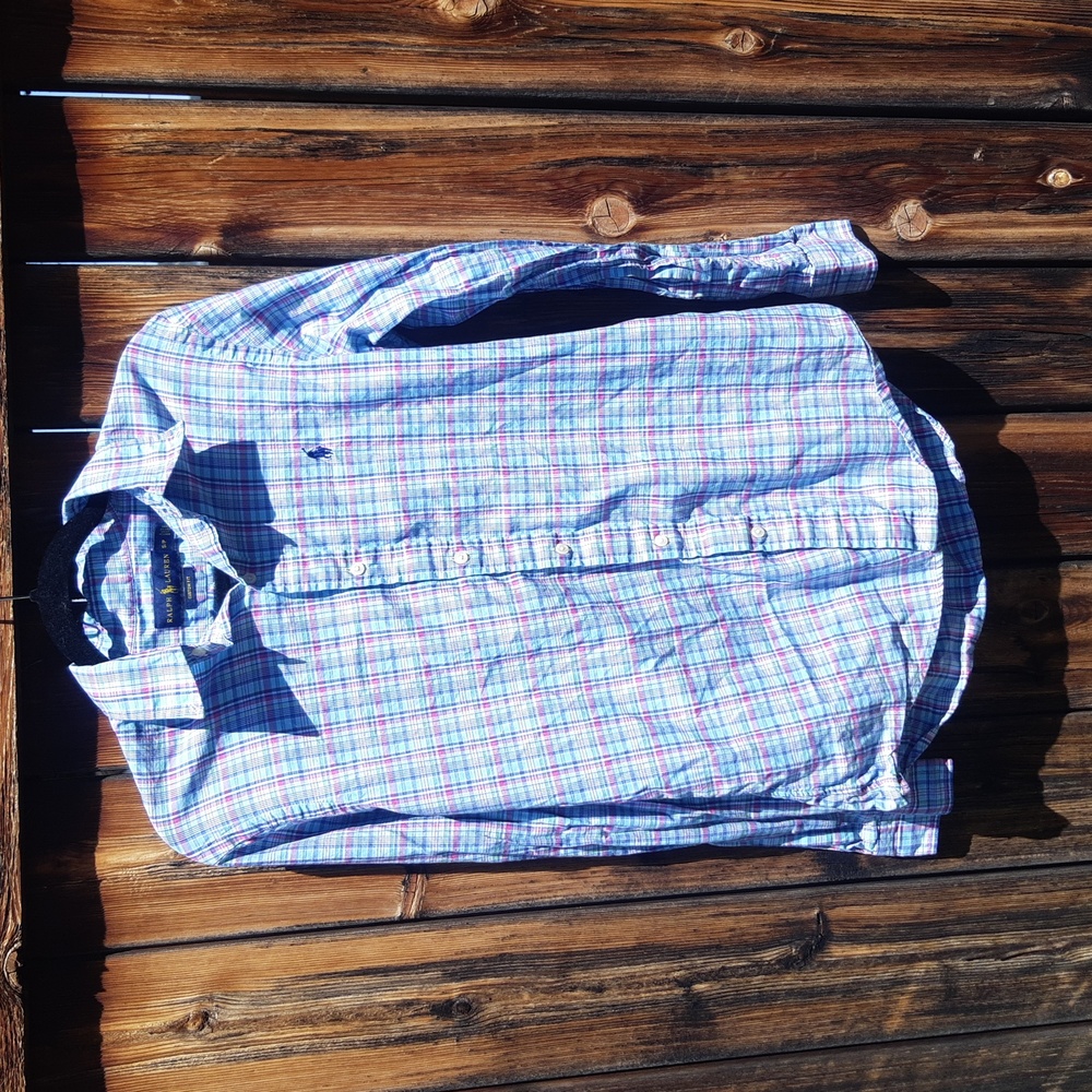 Ralph Lauren checker button down